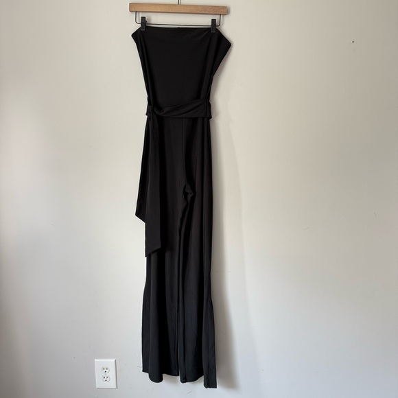 Charlotte Russe Black Strapless Maxi Dress - Picture 1 of 9